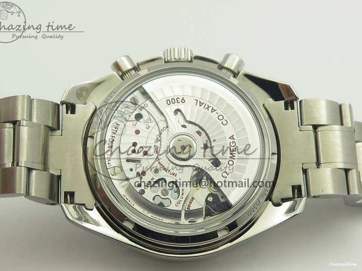 0514 SpeedMaster MoonWatch SS OMF 1:1 Best Edition Blue Dial On SS Bracelet A9300 V Casual 8088